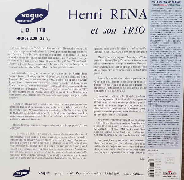 lataa albumi Henri Renaud Et Son Trio - Henri Renaud Et Son Trio