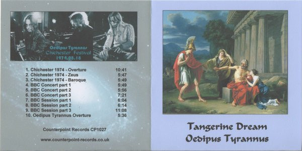 ladda ner album Tangerine Dream - Oedipus Tyrannus