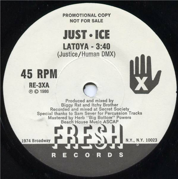 Just-Ice – Put That Record Back On / LaToya (1986, Vinyl) - Discogs