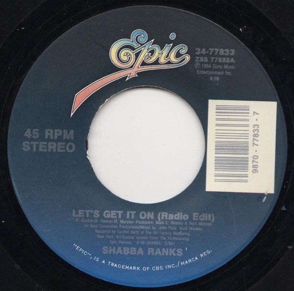 Shabba Ranks – Let's Get It On (1995, Vinyl) - Discogs
