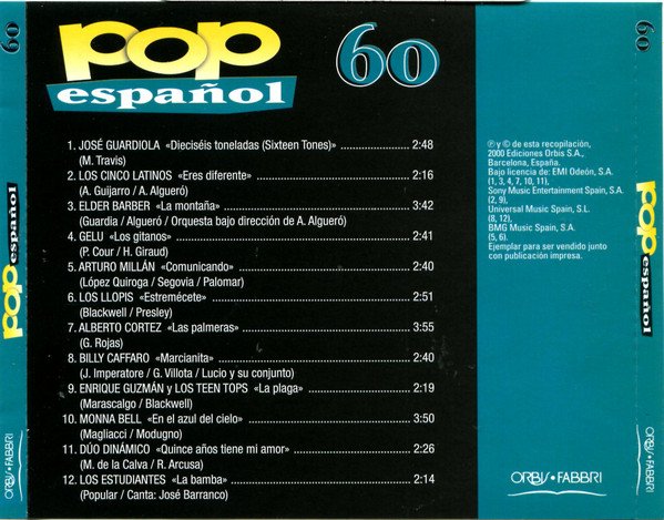 ladda ner album Various - Pop Español 60