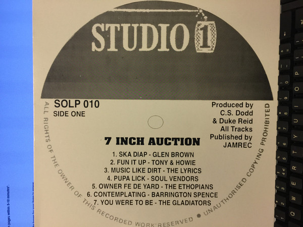 7 Inch Auction (2017, Vinyl) - Discogs