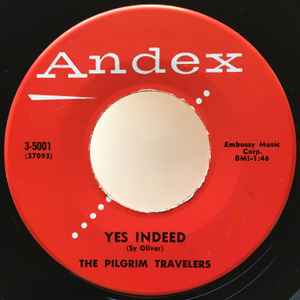 The Pilgrim Travelers - Yes Indeed / Daniel Saw The Stone album cover