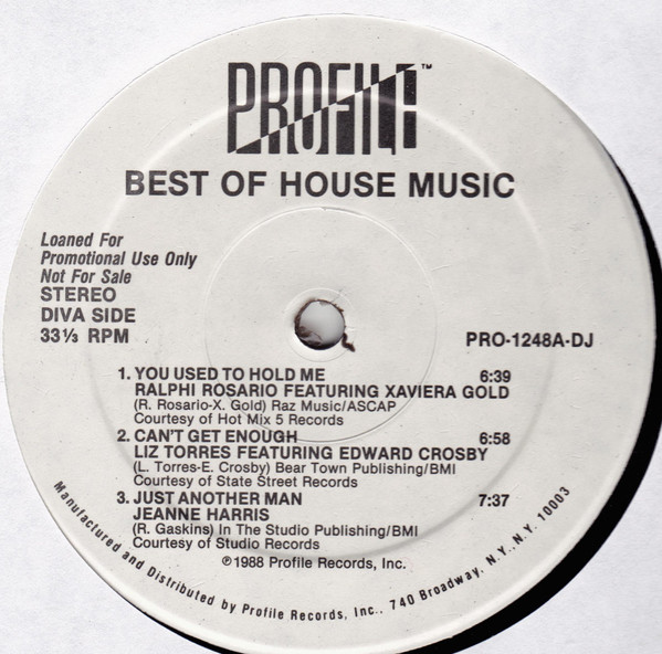 Best Of House Music (1988, Vinyl) - Discogs