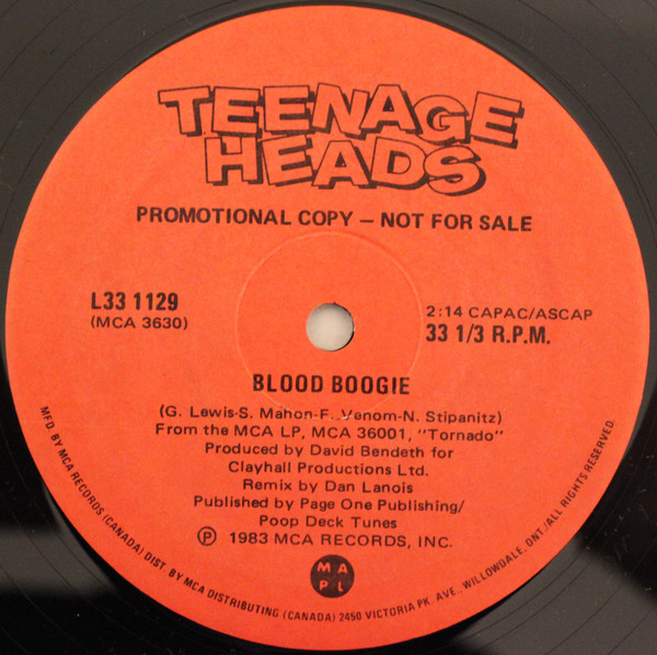 lataa albumi Teenage Head - Blood Boogie