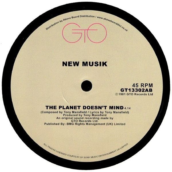 New Musik – The Planet Doesn't Mind / 24 Hours From Culture - Part 