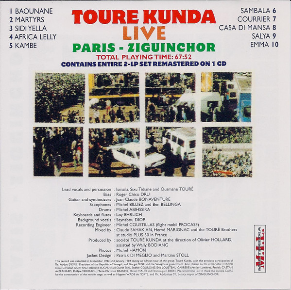 baixar álbum Toure Kunda - Live Paris Ziguinchor