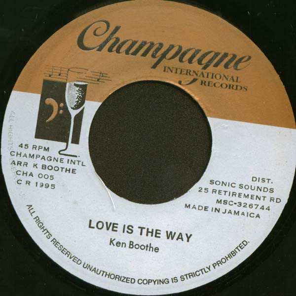 Ken Boothe – Love Is The Way (1995, Vinyl) - Discogs