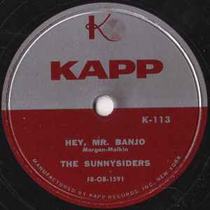 The Sunnysiders – Hey Mr. Banjo / Zoom, Zoom, Zoom (1955, Shellac