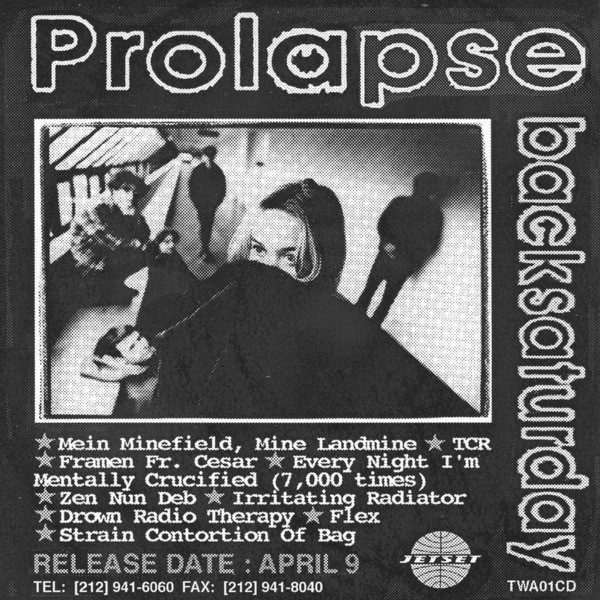 Album herunterladen Prolapse - Backsaturday