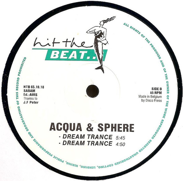 last ned album Acqua & Sphere - Dream Trance