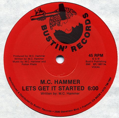 M.C. Hammer – Let's Get It Started (1987, Vinyl) - Discogs