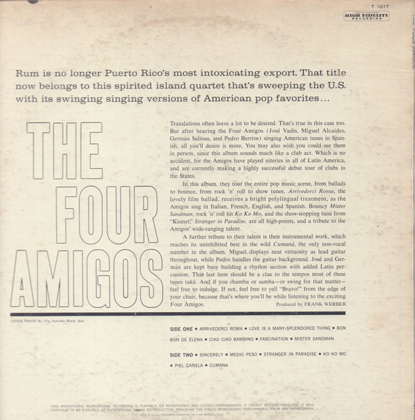 last ned album The Four Amigos - The Four Amigos