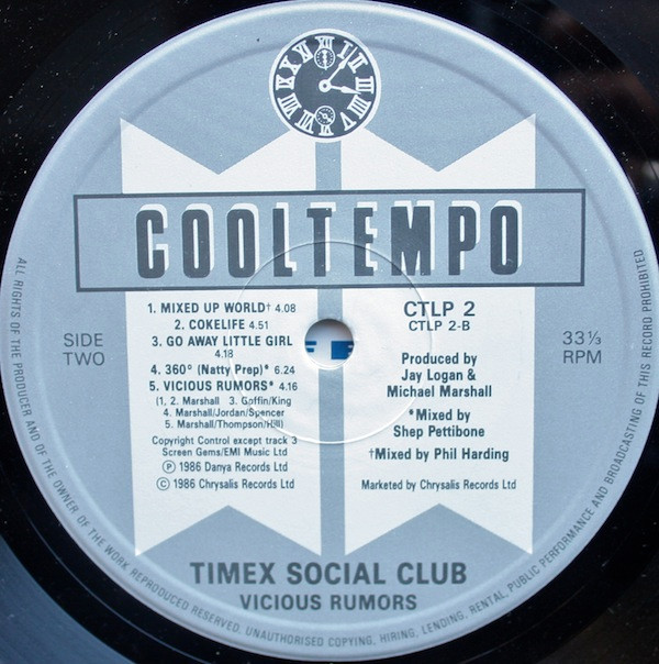 Timex Social Club - Vicious Rumors | Cooltempo (CTLP 2) - 3