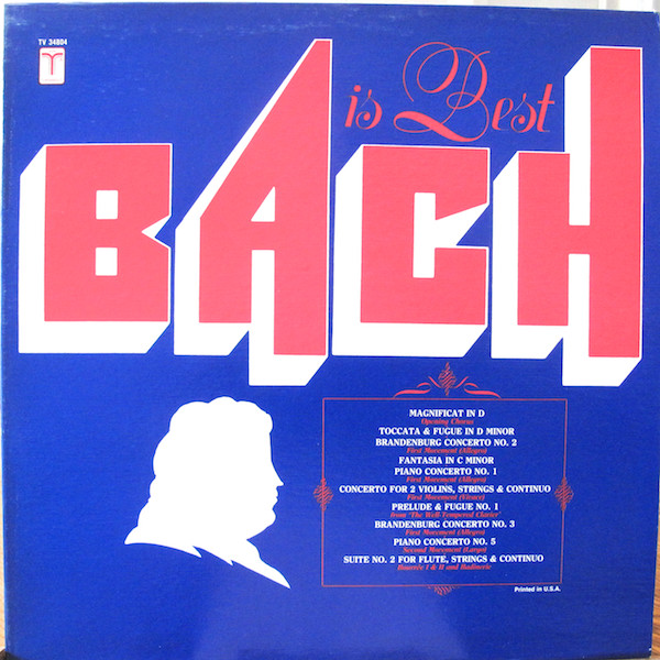 baixar álbum Johann Sebastian Bach, Rilling Newman Sebestyen Foss Kehr - Bach Is Best