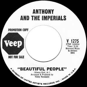 Anthony And The Imperials – Beautiful People / If I Remember To Forget  (1968, Vinyl) - Discogs
