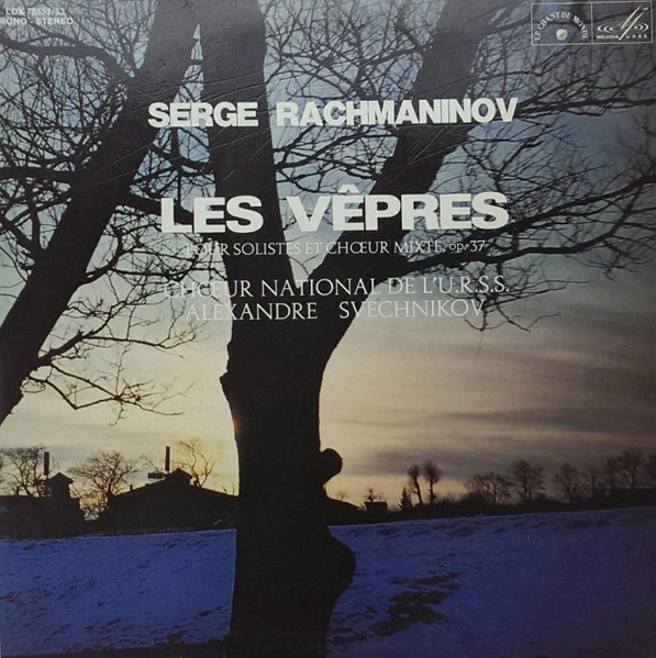 Serge Rachmaninov, Chœur National De L'U.R.S.S., Alexandre