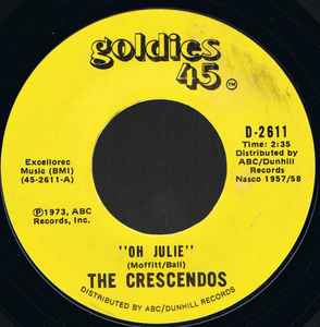 The Crescendos – Oh Julie / My Little Girl (Vinyl) - Discogs