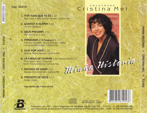 lataa albumi Cristina Mel - Minha História