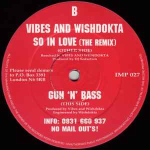 DJ Seduction - So In Love (Vibes & Wishdokta Remix) / Gun 'N' Bass album cover