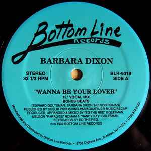 Wanna Be Your Lover - Barbara Dixon