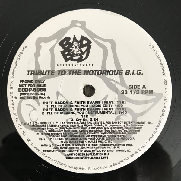 Puff Daddy & Faith Evans / 112 / The Lox – Tribute To The Notorious B.I ...