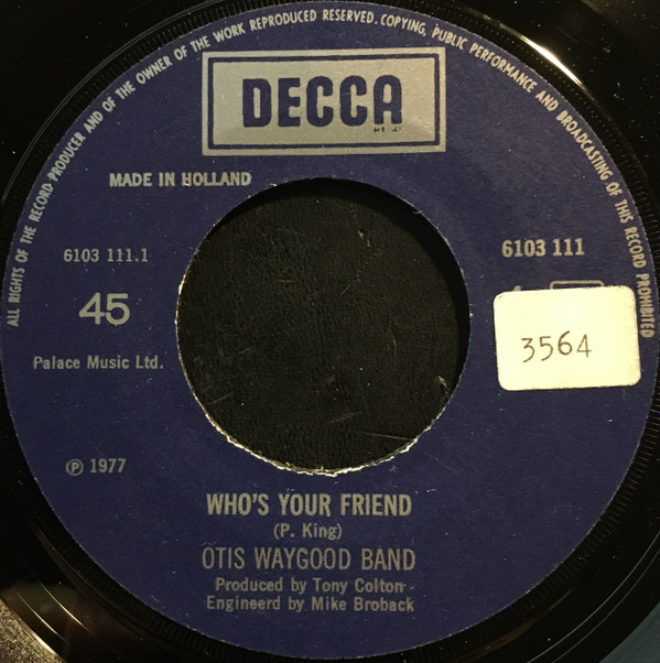 lataa albumi Otis Waygood - Whos Your Friend