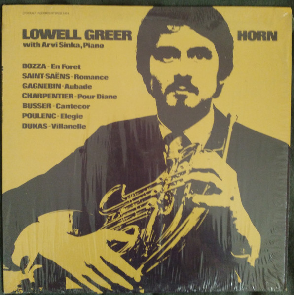 Lowell Greer Horn 1982 Vinyl Discogs