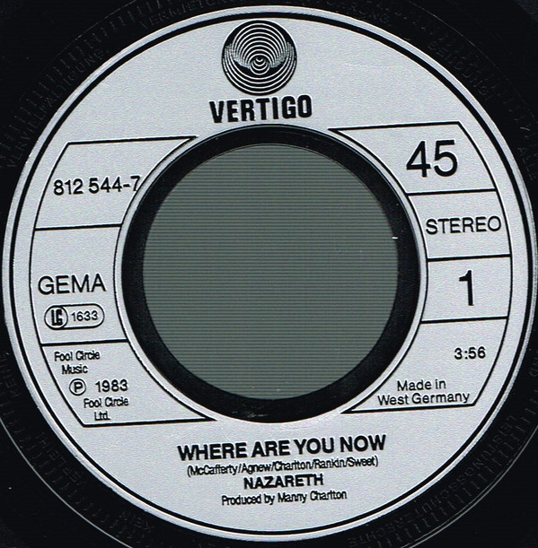last ned album Nazareth - Where Are You Now