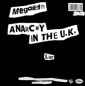 Megadeth - Anarchy In The U.K. album cover