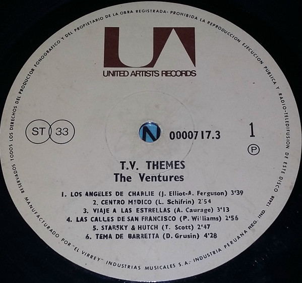 ladda ner album The Ventures - TV Themes