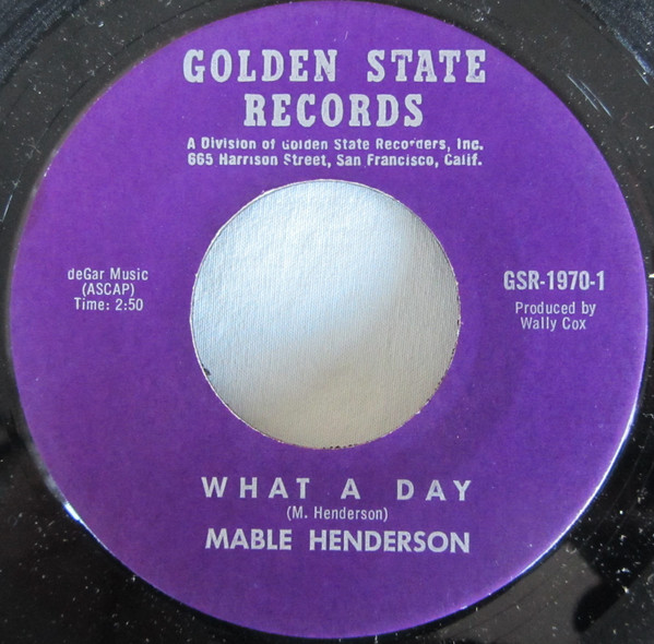 baixar álbum Mable Henderson - What A Day Im On The Battlefield