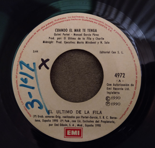 El Ultimo De La Fila – Musico Loco (1990, Vinyl) - Discogs