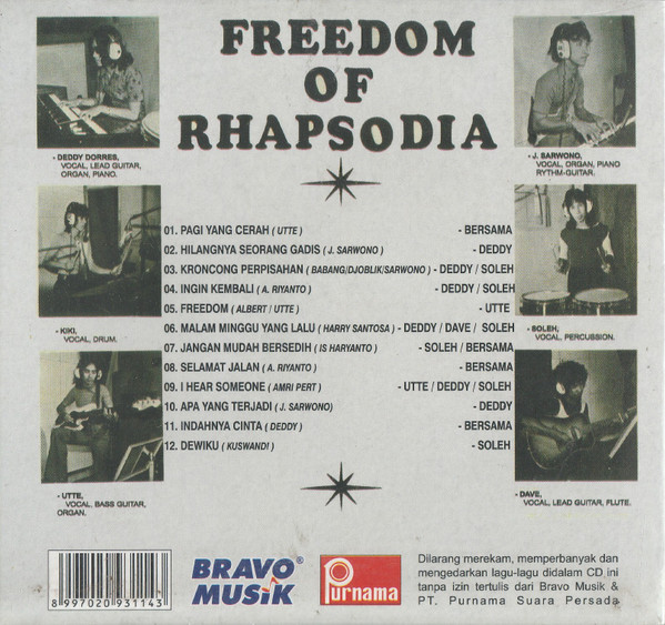 télécharger l'album Freedom Of Rhapsodia - Freedom Of Rhapsodia Vol 1