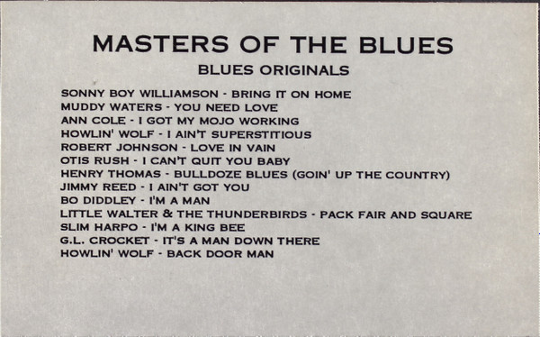 Blues Masters, Volume 6: Blues Originals (1993, CD) - Discogs