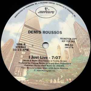 Demis Roussos - L.O.V.E. Got A Hold Of Me / I Just Live