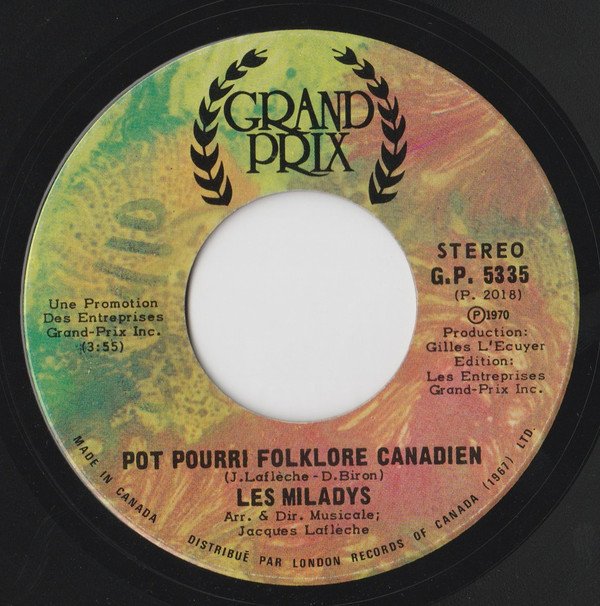 last ned album Les Miladys - Toc Toc Qui Sait Pot Pourri Folklore Canadien