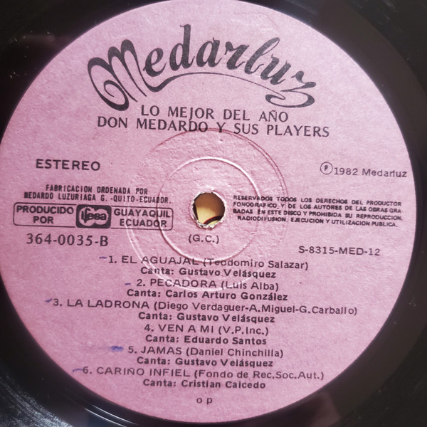lataa albumi Don Medardo Y Sus Players - Orgullosamente Presenta Lo Mejor Del Año Vol 1