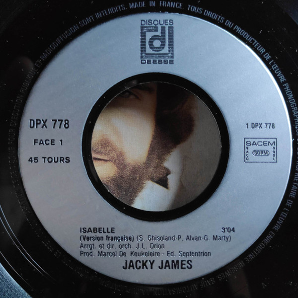 descargar álbum Jacky James - Isabelle