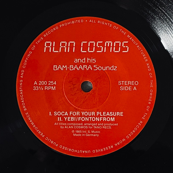 lataa albumi Alan Cosmos And His BamBaara Soundz - Sunshine Music For Your Pleasure