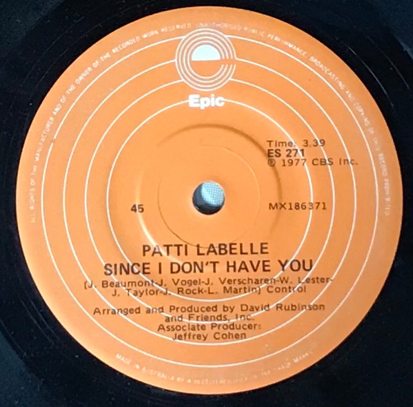 baixar álbum Patti Labelle - Dan Swit Me Since I Dont Have You