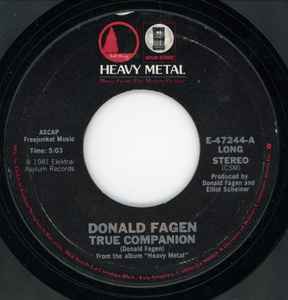 Donald Fagen - True Companion / All Of You album cover