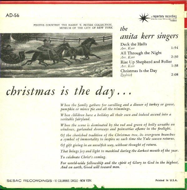 lataa albumi The Anita Kerr Singers - Christmas Is The Day