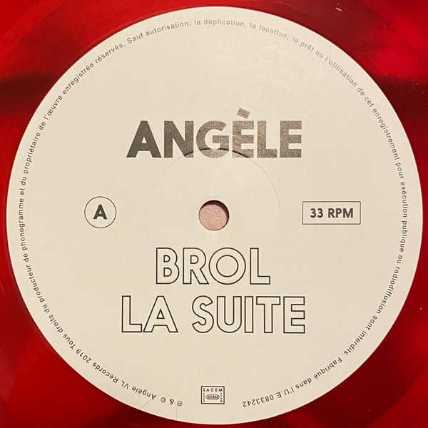Brol La Suite - Angèle Noir La vinyl-thèque idéale