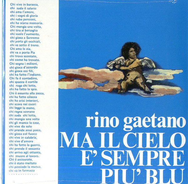 Rino Gaetano – Ma Il Cielo È Sempre Più Blu (1975, Vinyl) - Discogs