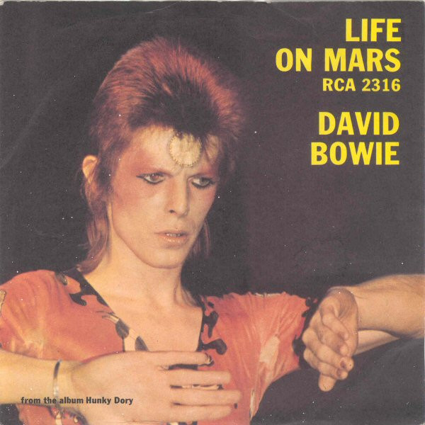 David Bowie Life On Mars Push Out Centre Vinyl Discogs