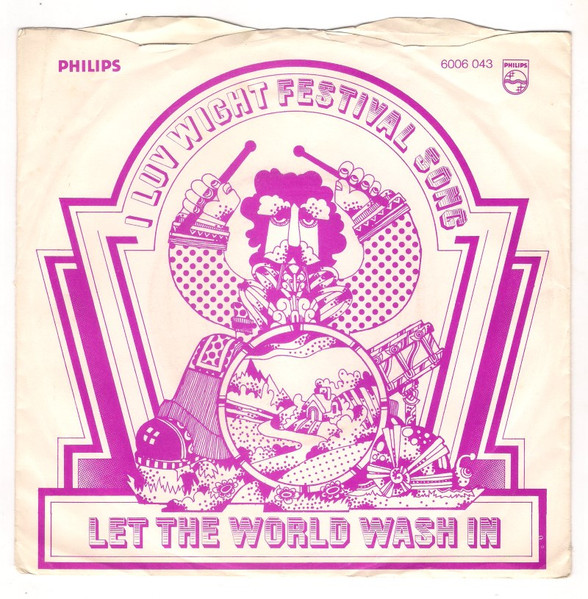 最大5000円OFFクーポン ７インチ☆I LUV WIGHT☆Let The World Wash In