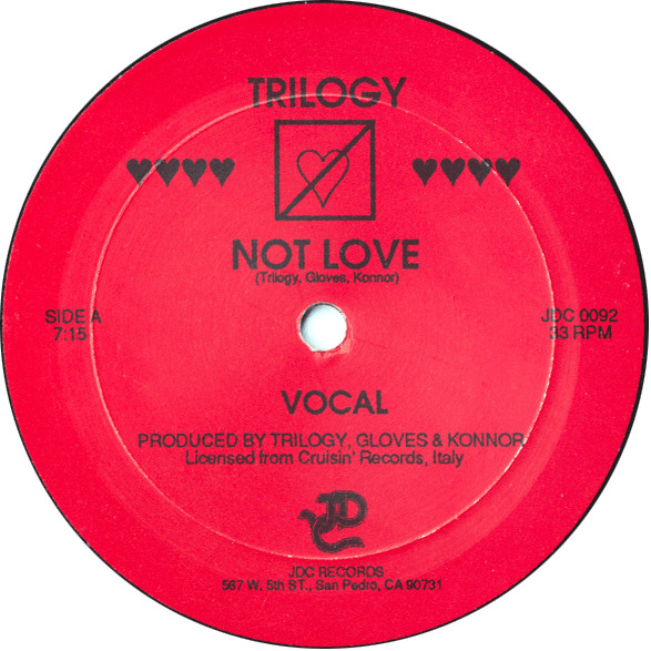 Trilogy - Not Love | Releases | Discogs