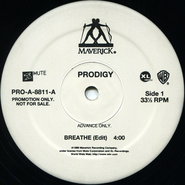 Prodigy – Breathe (1996, Vinyl) - Discogs