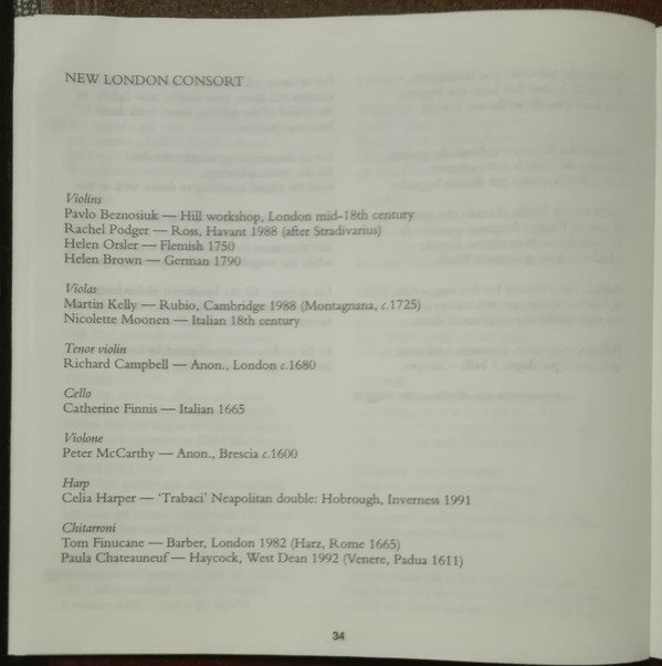 descargar álbum Monteverdi Philip Pickett, New London Consort - Combattimento di Tancredi E Clorinda Ballo Delle Ingrate
